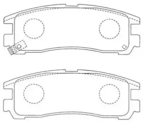 Комплект тормозных колодок, дисковый тормоз AISIN купить